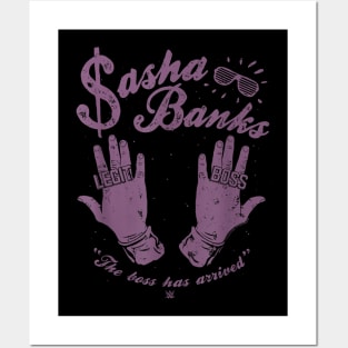 Sasha Banks Legit Boss Vintage Fight Posters and Art